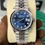 Rolex Datejust 126234 Blue Diamond Dial 36MM Unisex Replica Watch - Image 12
