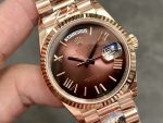 Rolex Day Date 128235 0075 Brown Ombré Roman Dial 36mm - Image 4