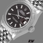 Rolex Datejust 279174 Stainless Steel Dark Grey Index Dial 28mm Lady Replica Watch - Image 4