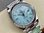 Rolex Day Date 40mm Platinum 228236 0006 Ice Blue Baguette - Image 5