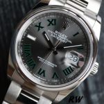 Rolex Datejust 126200 Stainless Steel Grey Wimbledon dial 36MM Unisex Replica Watch - Image 11