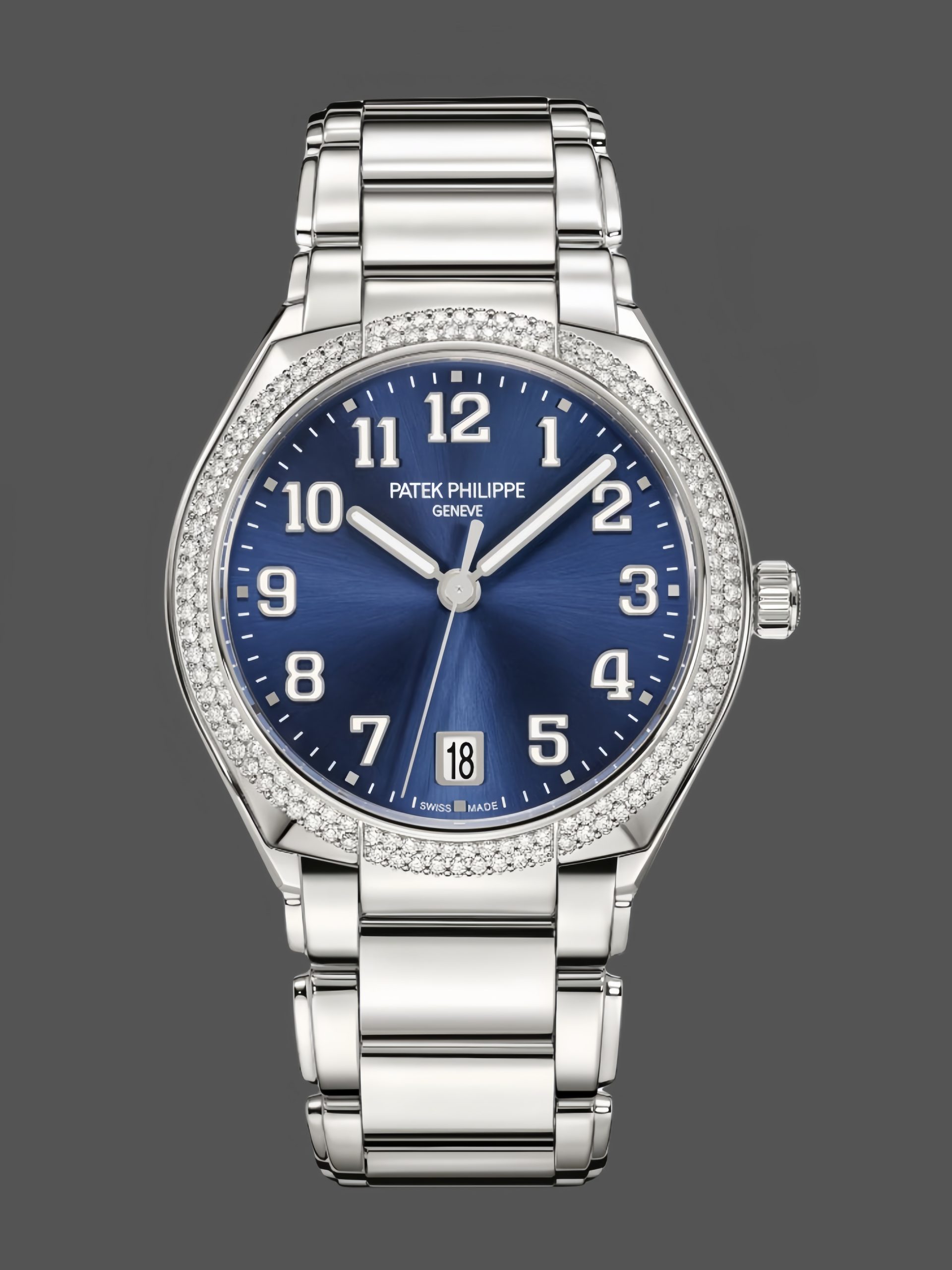 7D5849C8-8475-2A01-1BDD-D2C38FDB6A80 Patek Philippe Twenty~4 Automatic Steel & Blue Dial 7300 1200A 001 - Image 1