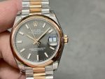 Rolex Datejust 36 Everose Gold Grey Dial Jubilee m126201 0013 - Image 3