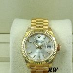 Rolex Datejust 279178 Champagne Index Dial Fluted Bezel 28mm Lady Replica Watch - Image 4