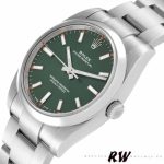 Rolex Oyster Perpetual Air-King 114200 Olive Green Index Dial 34mm Unisex Replica watch - Image 4