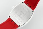 Franck Muller Women's Yacht Red Dial Leather Strap - Image 8