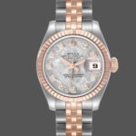 Rolex Datejust 179171 Diamond Meteorite Dial Fluted Bezel 26MM Lady Replica Watch