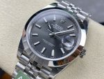 Rolex Datejust 41 Stainless Steel Grey Dial Jubilee Band M126300 0008 Men's Watch - Image 5