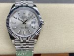 Rolex Datejust 41mm Stainless Steel 126334 0004 Silver Index Jubilee Mens Watch - Image 3