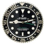 Rolex GMT Master Black and Gold Wall Clock