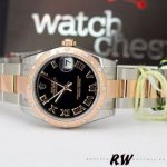 Rolex Datejust 178341 Black Roman Numerals Dial 31MM Lady Replica Watch - Image 3