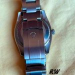 Rolex Oyster Perpetual Air-King 114234 Blue Dial fluted white gold bezel 34mm Unisex replica watch - Image 5