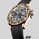 Rolex Yacht-Master 116695 Black Rubber Strap Grey Dial 40MM Mens Replica Watch - Image 3