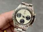 Rolex Daytona 6239 Stainless Steel White & Black Dial Vintage Men's Watch - Image 5
