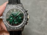 Rolex Cosmograph Daytona DIW Carbon Fiber Green Dial 40mm Men's Watch - Image 3