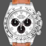 Rolex Daytona 116519 Panda Dial Brown Leather Strap 40mm Mens Replica Watch