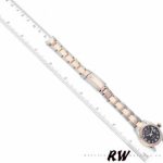 Rolex Datejust 179161 Stainless Steel and Everose Gold Concentric Circle Black Dial 26MM Lady Replica Watch - Image 6