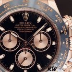 Rolex Cosmograph Daytona 116515 Leather strap Black Dial 40mm Mens Replica Watch - Image 3