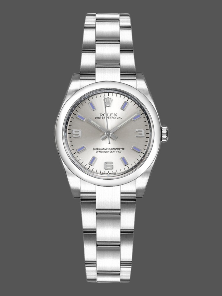814BCA99-B654-875B-8FA6-02C4E60CBB25 Rolex Oyster Perpetual 176200 Stainless Steel Silver Dial 26MM Lady Replica Watch - Image 1