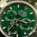 Rolex Daytona 116508 Yellow Gold Green Index Dial 40MM Mens Replica Watch - Image 15