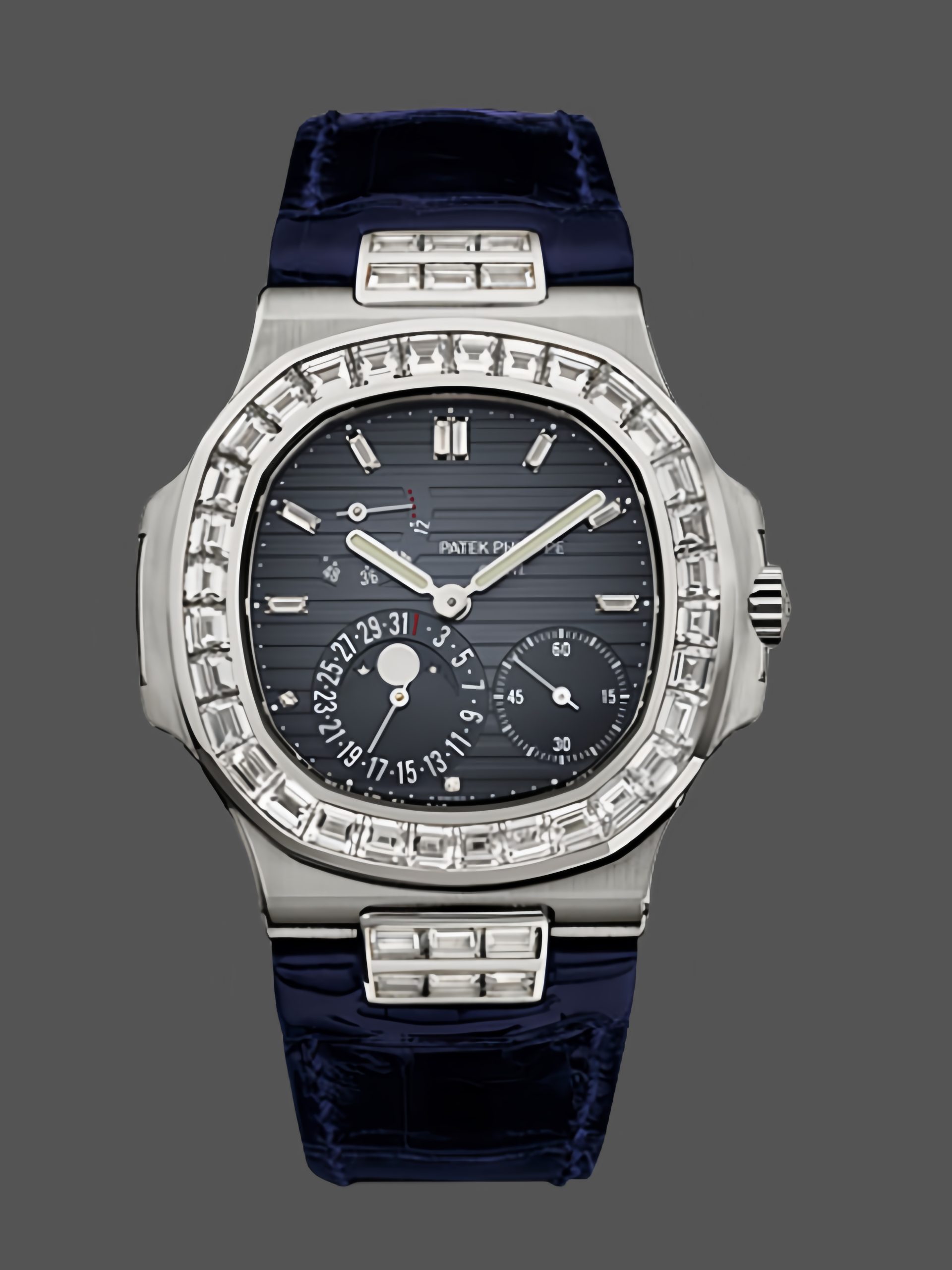 81F1BA14-CD98-BABA-E430-BE9746555C88 Patek Philippe Nautilus Moon Phases Black 5724G 001 40mm - Image 1