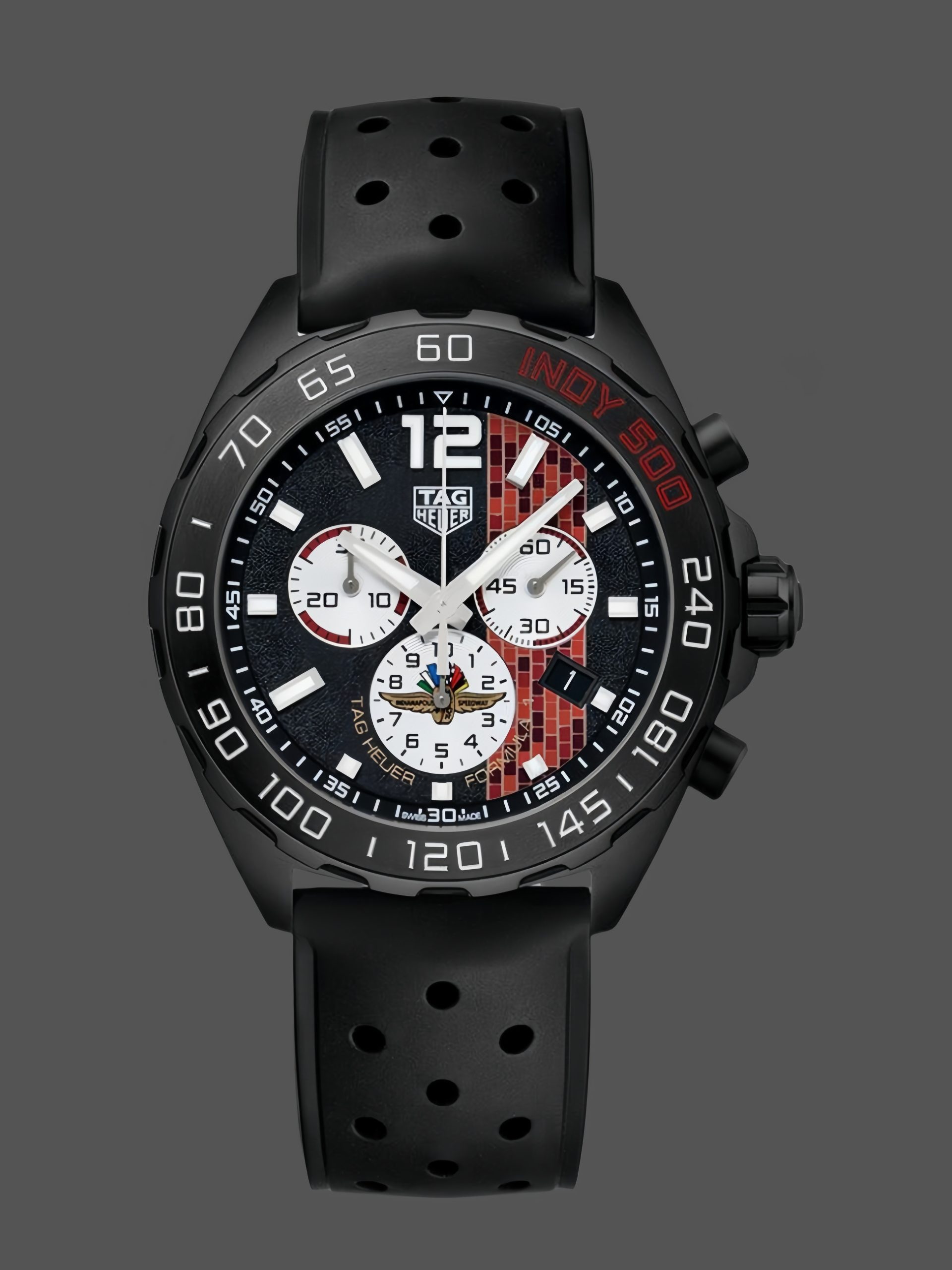 8334B659-1113-4CDE-87DC-79556C8ACD30 Tag Heuer Formula 1 X Indy 500 Chronograph CAZ101AD.FT8024 Quartz 43mm - Image 1