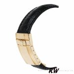 Rolex Daytona 116518 Black Leather Strap White Dial 40mm Mens Replica Watch - Image 6