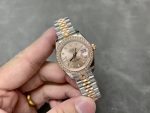 Rolex Datejust 28 Oystersteel and Everose Gold m279381rbr 0027 Women's Watch - Image 6