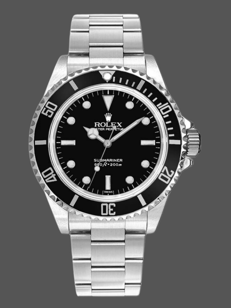 847DD953-F66A-143C-ACC7-09F99FE62B51 Rolex Submariner 5513 Black Dial Stainless Steel 40mm Mens Replica Watch - Image 1