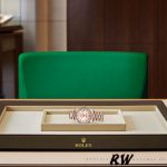 Rolex Datejust 178275 Rose Gold Pink Diamond Dial 31mm Lady Replica Watch - Image 4