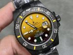 Rolex Submariner 116610 PVD-DLC Stainless Steel Carbon Fiber Bezel Yellow & Black Dial - Image 4