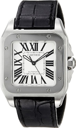 CARTIER SANTOS 100 Silver Gray 38mm - Image 3