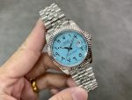 Rolex Datejust 41 Ice Blue Dial with Fluted Bezel 126334 Men's Watch - Image 7