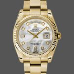 Rolex Day-Date 118238 MOP White Dial 36mm Unisex Replica Watch