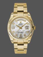 Rolex Day-Date 118238 MOP White Dial 36mm Unisex Replica Watch
