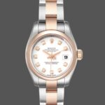 Rolex Datejust 179161 Stainless Steel and Everose Gold White Diamond Dial 26MM Lady Replica Watch