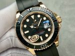 Rolex Yacht-Master 126655 40mm Automatic Black Dial 18kt Everose Gold Watch - Image 4