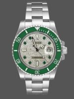 Rolex Submariner 116610 Diamond Paved Dial Automatic 40mm Mens Replica Watch
