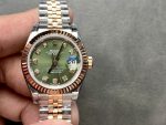 Rolex Datejust 279171 0007 28 Olive Green Diamond-Set Jubilee Ladies Watch - Image 3