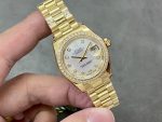 Rolex Datejust 28mm Yellow Gold MOP Dial M279138RBR 0015 Women's Watch - Image 4