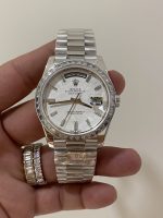 Rolex Day-Date 40 Platinum Meteorite Diamond Dial M228396TBR 0027 Men's Watch - Image 4