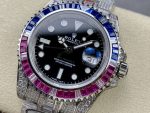 Rolex GMT Master AMG 126710BLRO 40mm With Dual Time & Sapphire Mirror Diamond Watch - Image 5