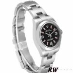 Rolex Oyster Perpetual 176200 Stainless Steel Case Black Dial 26MM Lady Replica Watch - Image 2
