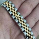 Rolex Datejust 179163 Champagne Jubilee Diamond Dial Domed Dezel 26MM Lady Replica Watch - Image 4