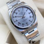 Rolex Oyster Perpetual Air-King 114200 Silver Dial 34mm Unisex replica watch - Image 2