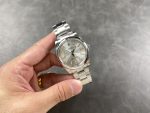 Rolex Oyster Perpetual 41mm Smooth Bezel Oyster Bracelet Silver Dial 124300 0001 - Image 6