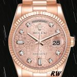 Rolex Day-Date 118235 Pink Jubilee dial 36mm Lady Replica Watch - Image 2