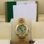 Rolex Datejust 279178 Linden Green Dial Fluted Bezel 28mm Lady Replica Watch - Image 2