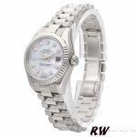 Rolex Datejust 179179 Mother of Pearl Diamond Dial Fluted Bezel 26MM Lady Replica Watch - Image 3