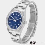 Rolex Oyster Perpetual 177210 Stainless Steel Blue Dial 31mm Lady Replica Watch - Image 3